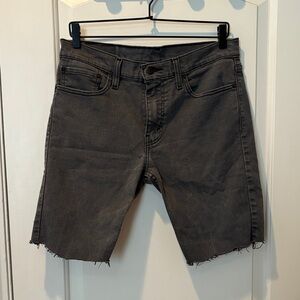 Levi's Gray Jean Shorts for Men